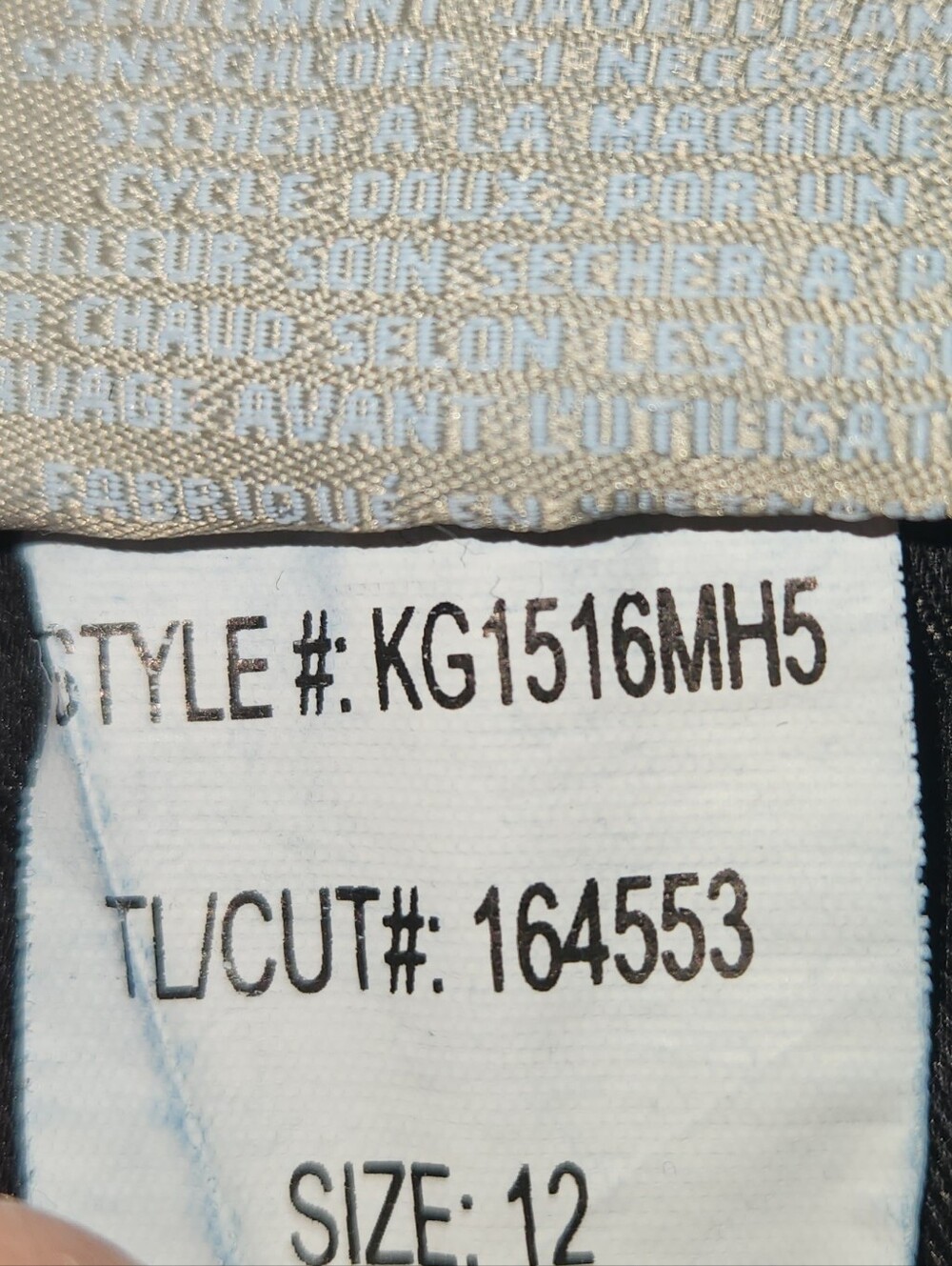 KUT From the Kloth Meg Fab AB Wide Leg High Rise Jeans Size 12 Raw Fray Hem Dark - Picture 10 of 11